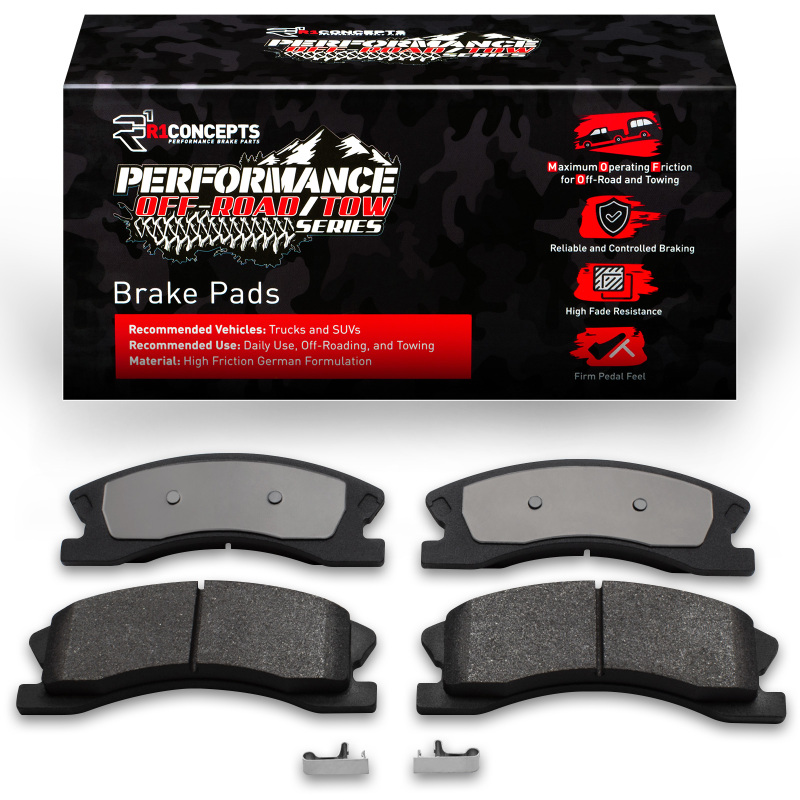 Jeep Grand Cherokee Brake Pads - Front - R1 Concepts - Off-Road/Tow - `99-`04
